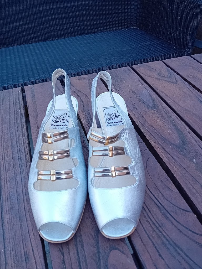 chaussures, Enlèvement ou Envoi, Comme neuf, Emmanuelle, Blanc