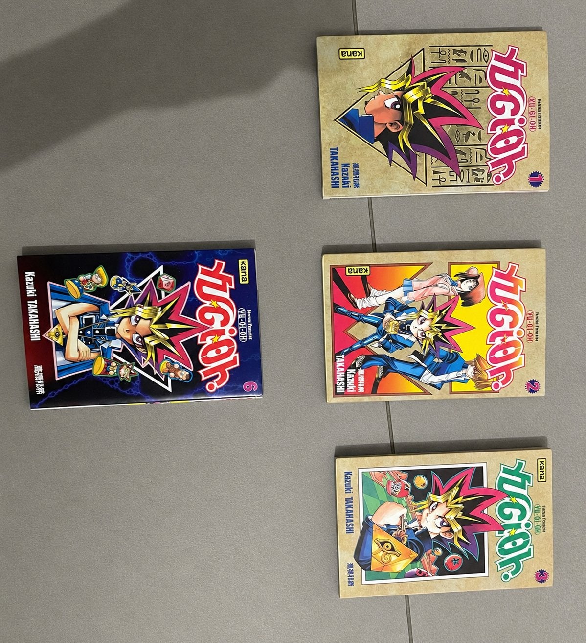 Manga 1 à 3 de yugioh + bonus le tome 6, Plusieurs comics, Enlèvement, Comme neuf, Japon (Manga)