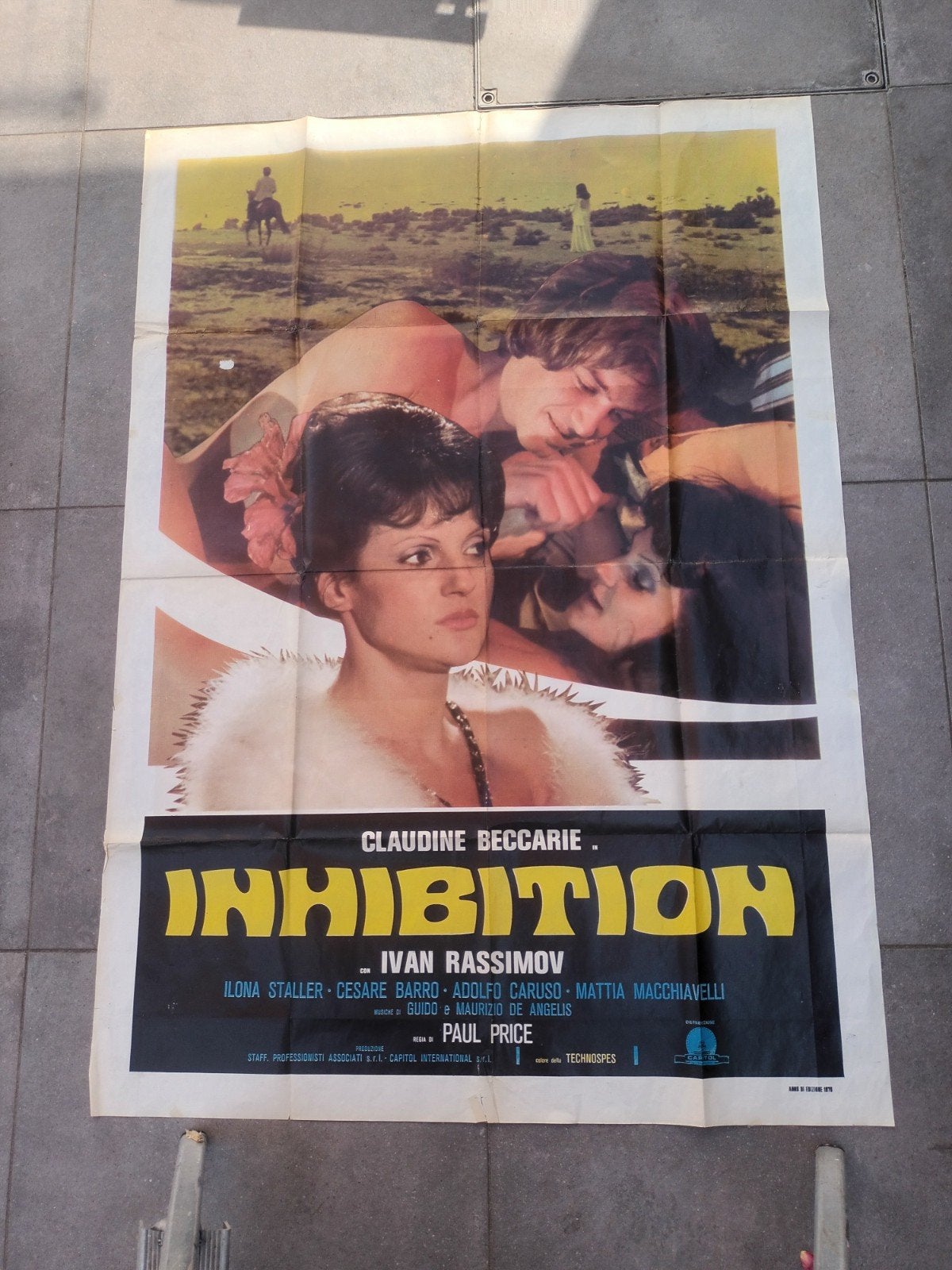 filmposter inhibition, Verzamelen, Posters, Deurposter of groter, Ophalen of Verzenden, Film en Tv, Rechthoekig Staand
