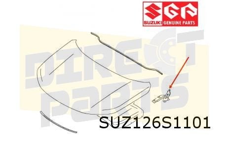 Suzuki Vitara (LY / APK) motorkapscharnier Links Origineel!, Autos : Pièces & Accessoires, Neuf, -, -, -