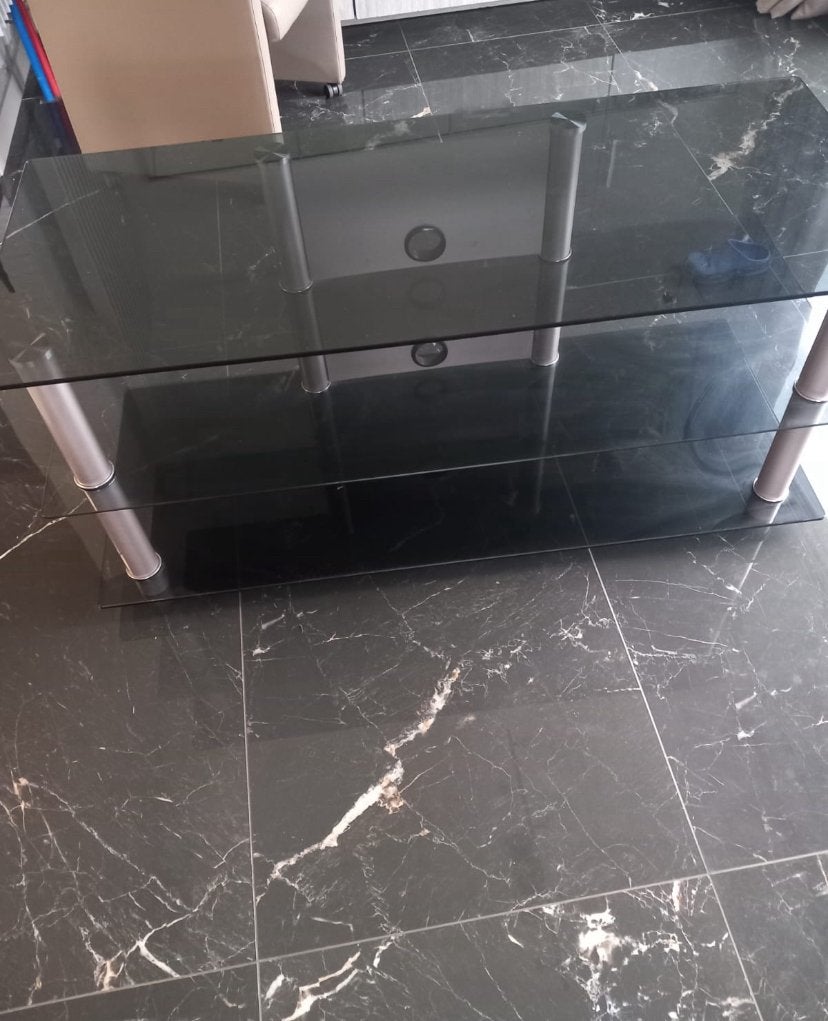 Meuble TV en verre, Enlèvement, Comme neuf