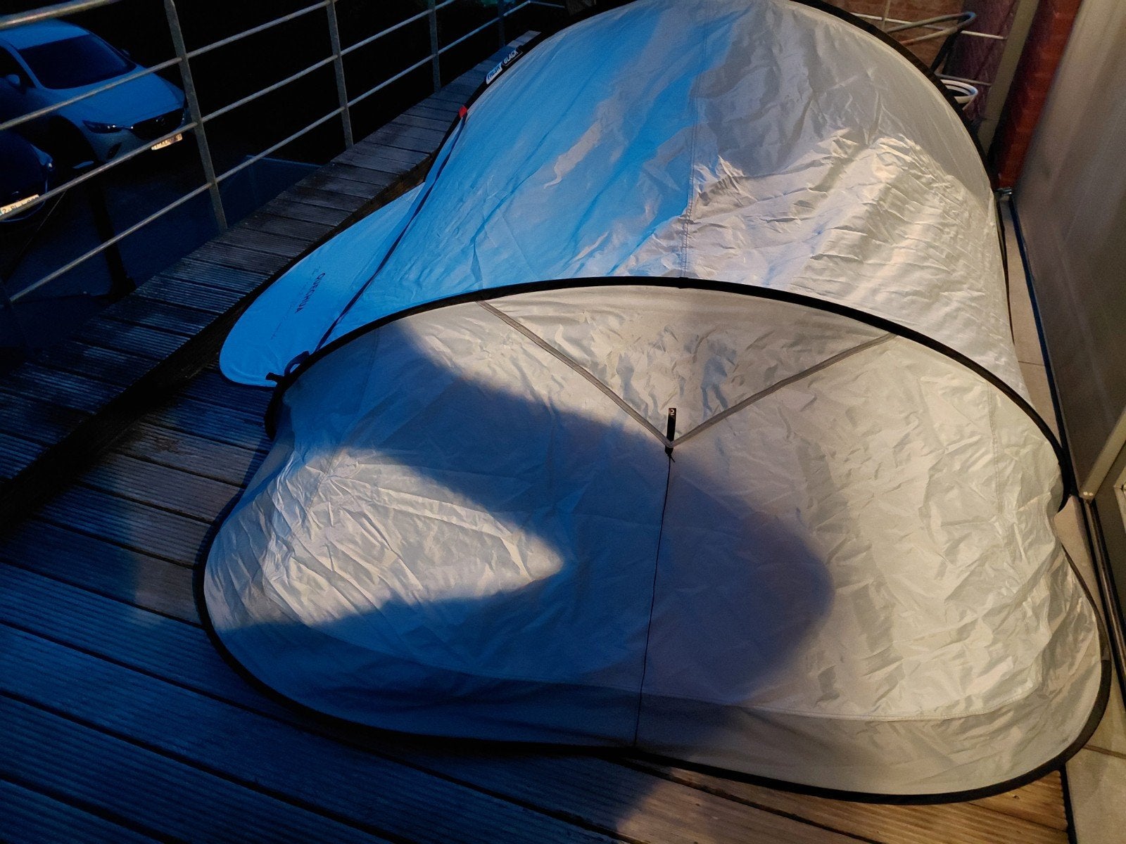 Quechua 3 persoons 2sec f&b tent, Ophalen, Zo goed als nieuw, Tot en met 3