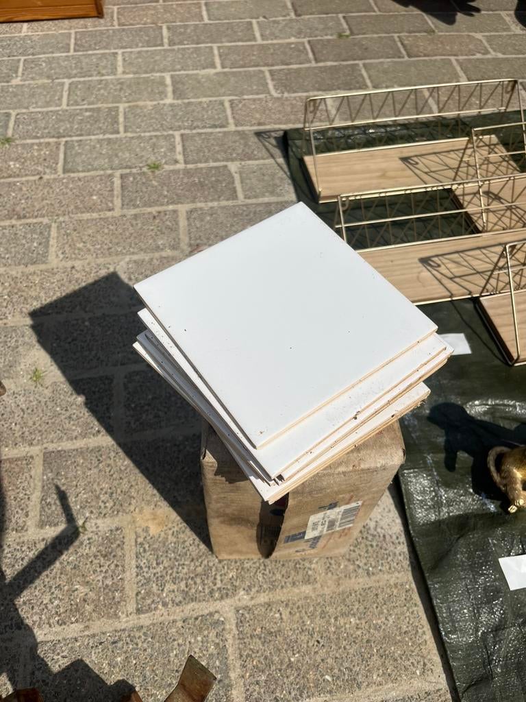 Witte tegels, Doe-het-zelf en Bouw, Tegels, Ophalen, Zo goed als nieuw