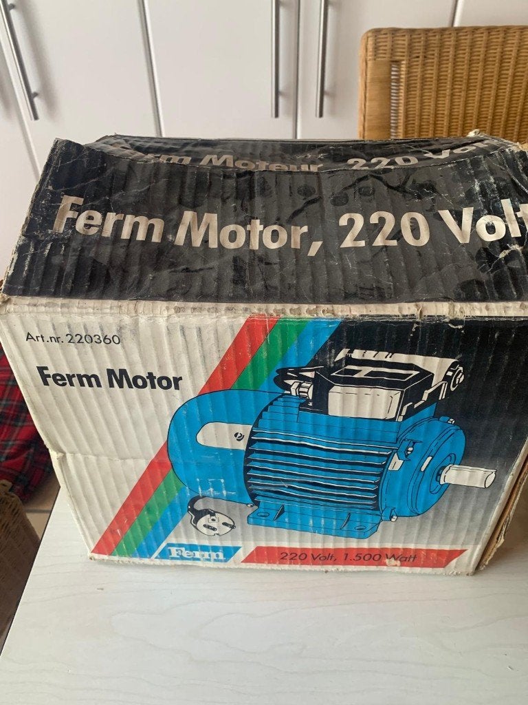 Ferm enkelfase elektromotor, Ophalen, Gebruikt, Overige typen, Ferm