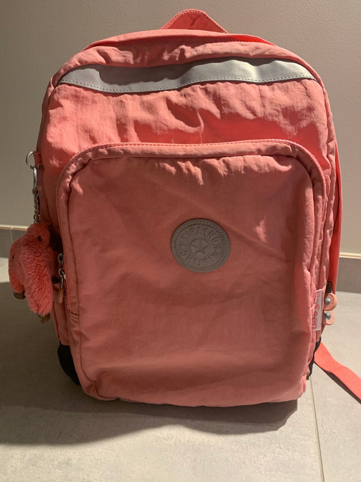 Ruime schoolrugzak Kipling, Ophalen, Rugtas, 40 tot 50 cm, Roze