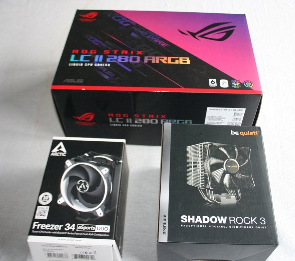 arctic freezer 34 / shadow rock 3 / Asus LC II 280 ARGB, Informatique & Logiciels, Refroidisseurs d'ordinateur, Enlèvement