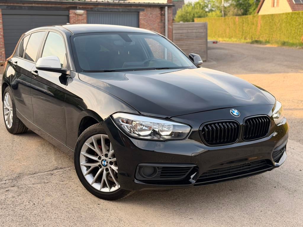 BMW 1 SERIE 116i✅ BENZINE 2019 AIRCO GARANTIE, Auto's, 110 g/km, Zwart, 5 deurs, 3 cilinders