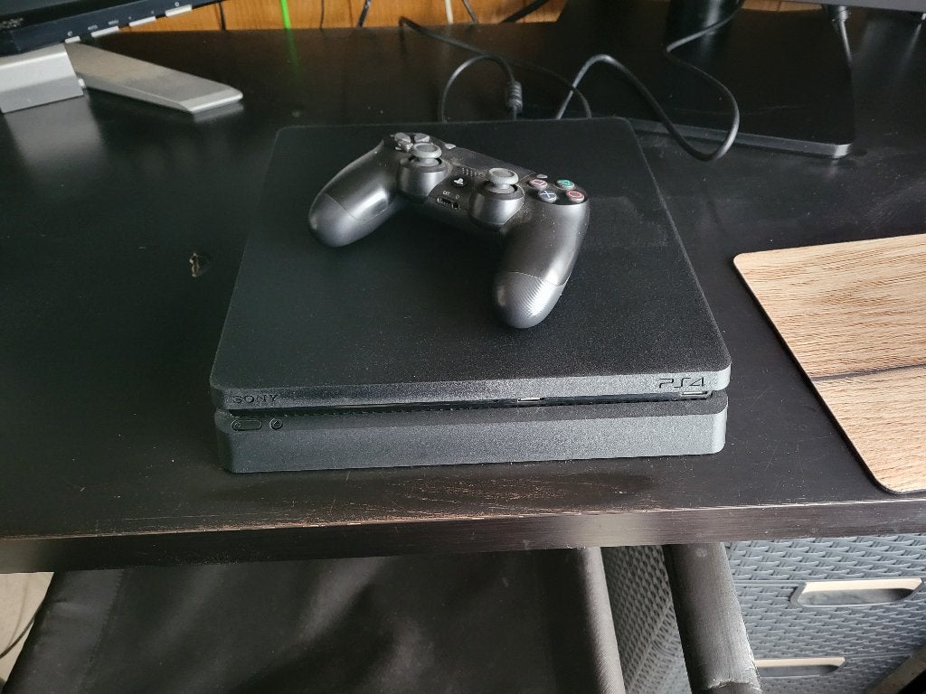 PS4 SLIM|500GB, Games en Spelcomputers, Spelcomputers | Sony PlayStation 4, Ophalen, Zo goed als nieuw, Met 1 controller, Slim