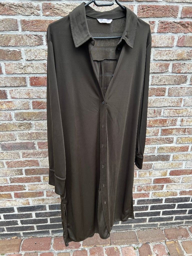 NIEUWE LANGE VEST / KLEEDJE H&M XXL, Kleding | Dames, H&M, Bruin, Maat 46/48 (XL) of groter, Nieuw