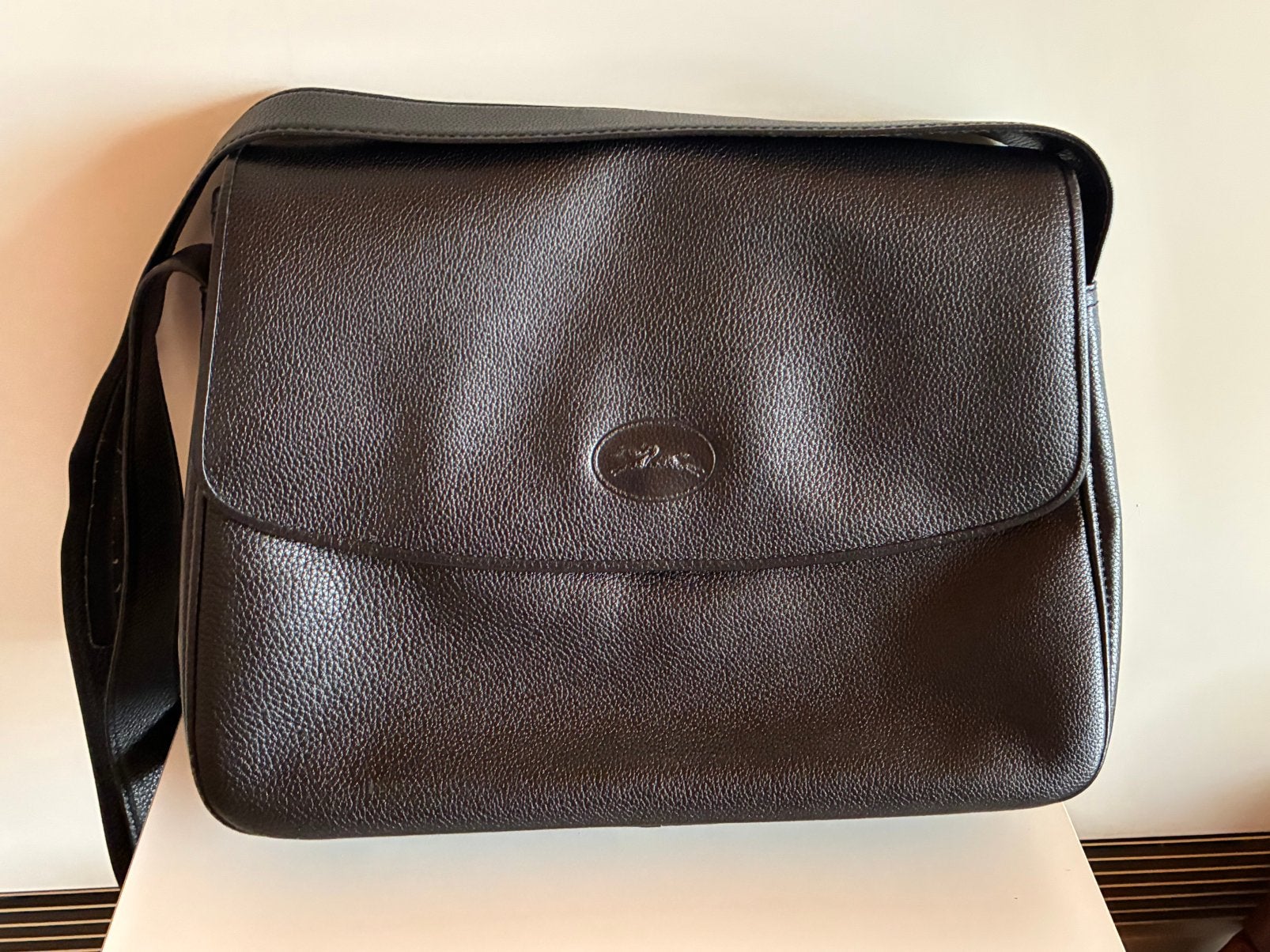 Longchamp Le Foulonné Messenger / Reporter Bag, Handtassen en Accessoires, Ophalen, Gebruikt