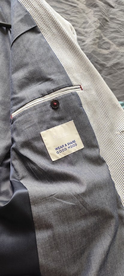 vest ( kostuum ), Kleding | Heren, Kostuums en vesten, Ophalen, Zo goed als nieuw, Maat 52/54 (L), Wit