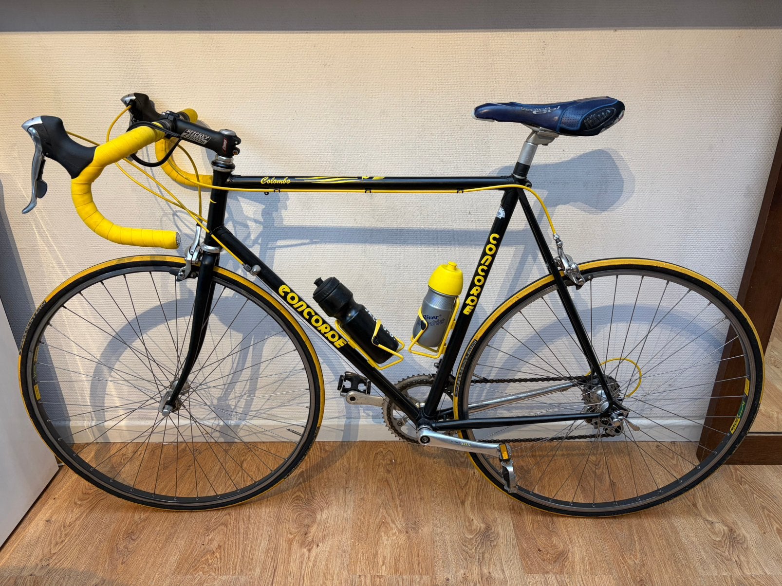 Concorde Colombo koersfiets – Shimano 105 onderdelen – Mavic, Fietsen en Brommers, 28 inch, Gebruikt, Staal, 15 tot 20 versnellingen