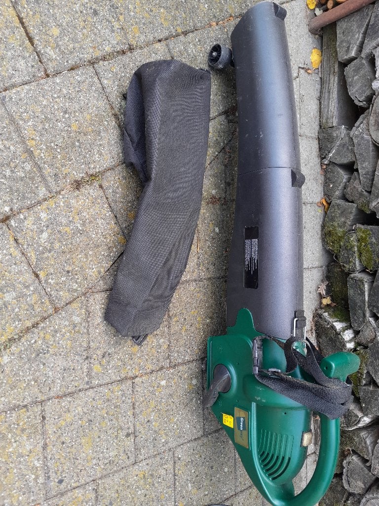 Bladlazer, Tuin en Terras, Bladblazers, Ophalen, Handgedragen, Zo goed als nieuw, Met opvangzak