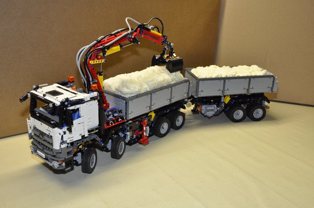 LEGO TECHNIC 42043 VRACHTWAGEN MET AANHANGER, Enfants & Bébés, Enlèvement ou Envoi, Lego, Comme neuf, Technic