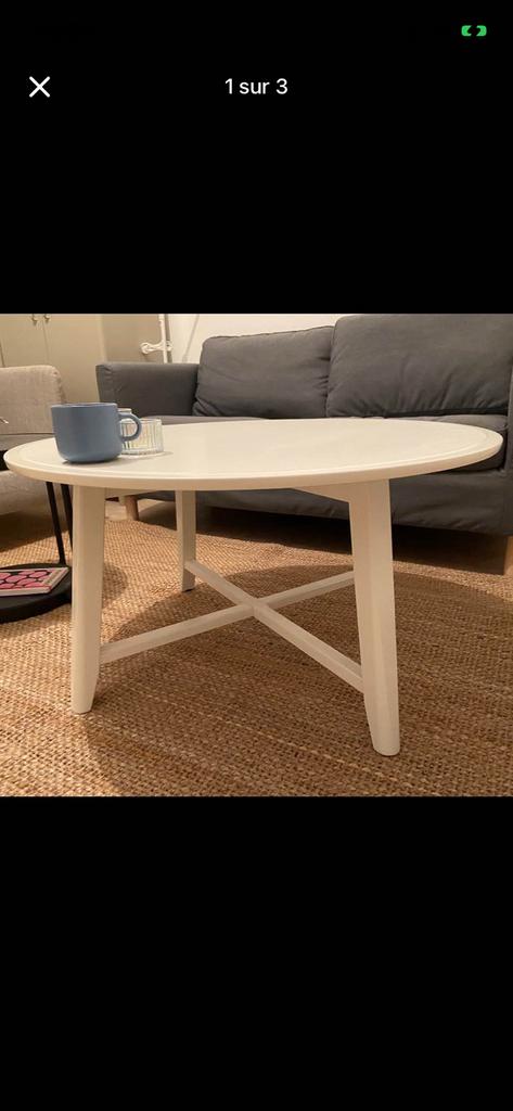 Ikea kragsta tafel ikea, Enlèvement, Comme neuf