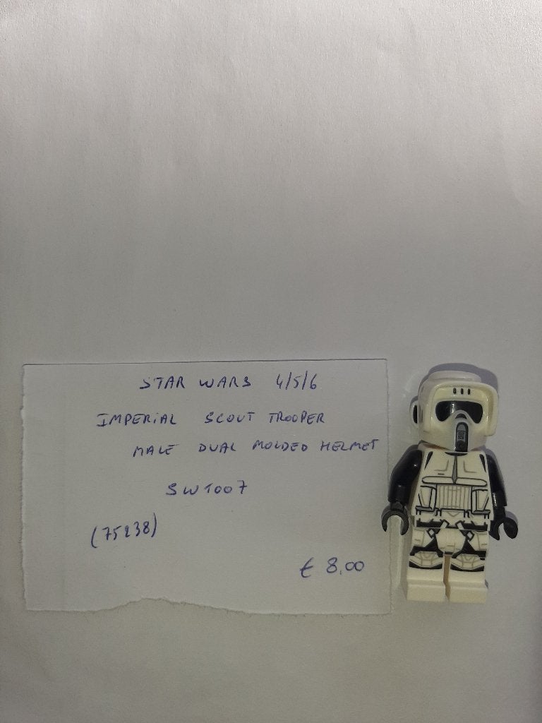 Lego Minifig Star Wars SW1007 Imperial Scout Trooper, Neuf, Lego, Minifigurine, Star Wars