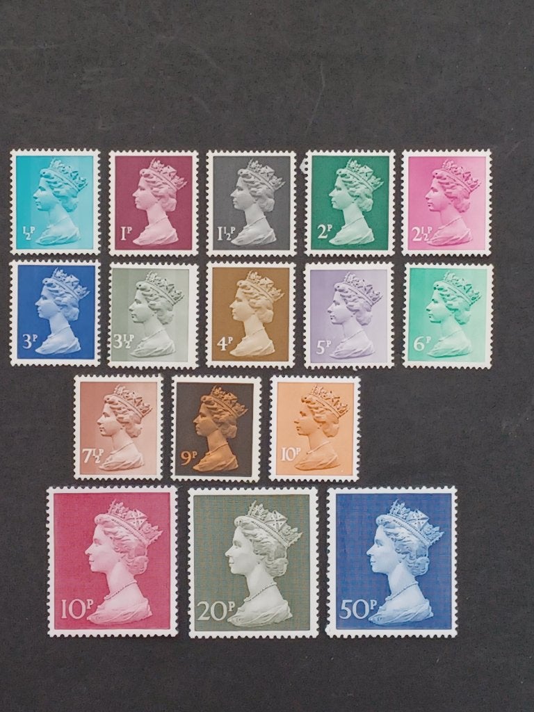 Timbres du Royaume-Uni et d'Angleterre, Enlèvement ou Envoi, Non oblitéré