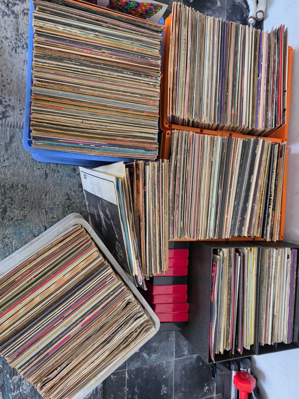lot sur disques, mixez tous les genres (environ 300 pièces), Enlèvement, LP