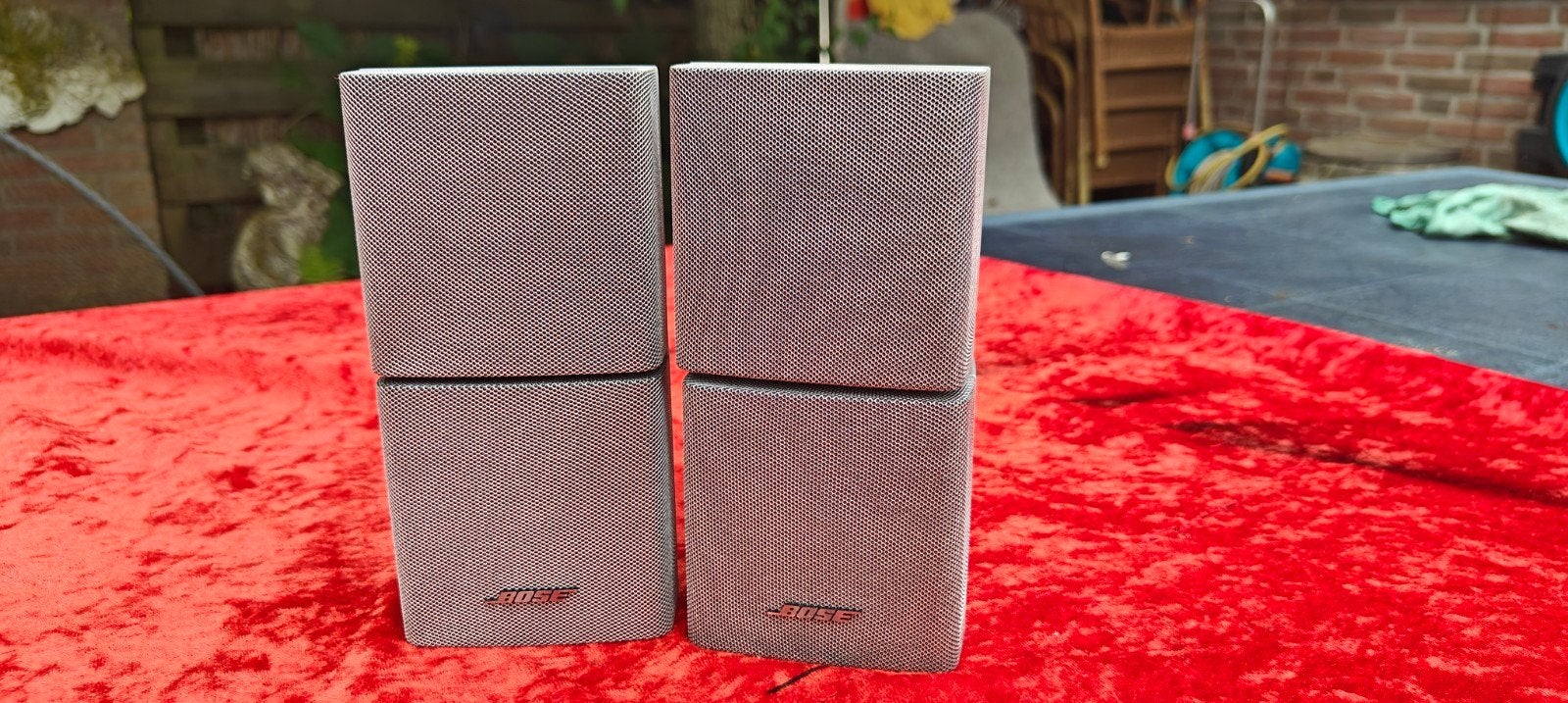 Bose dubbele Cube luidsprekers 2xzilvergrijs, Enlèvement ou Envoi