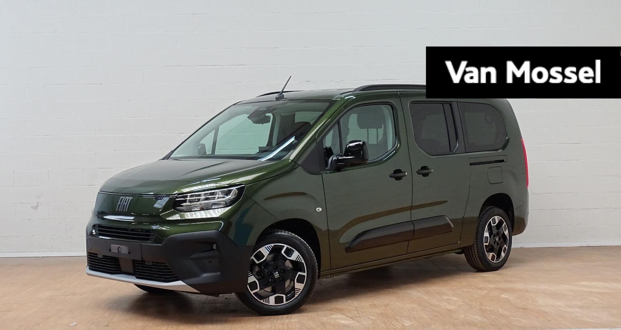 Fiat Qubo L 1.5 BlueHDI 130 S&S AT La Prima Long 7 seats gps, Zwart, 4 cilinders, 1535 kg, 7 zetels