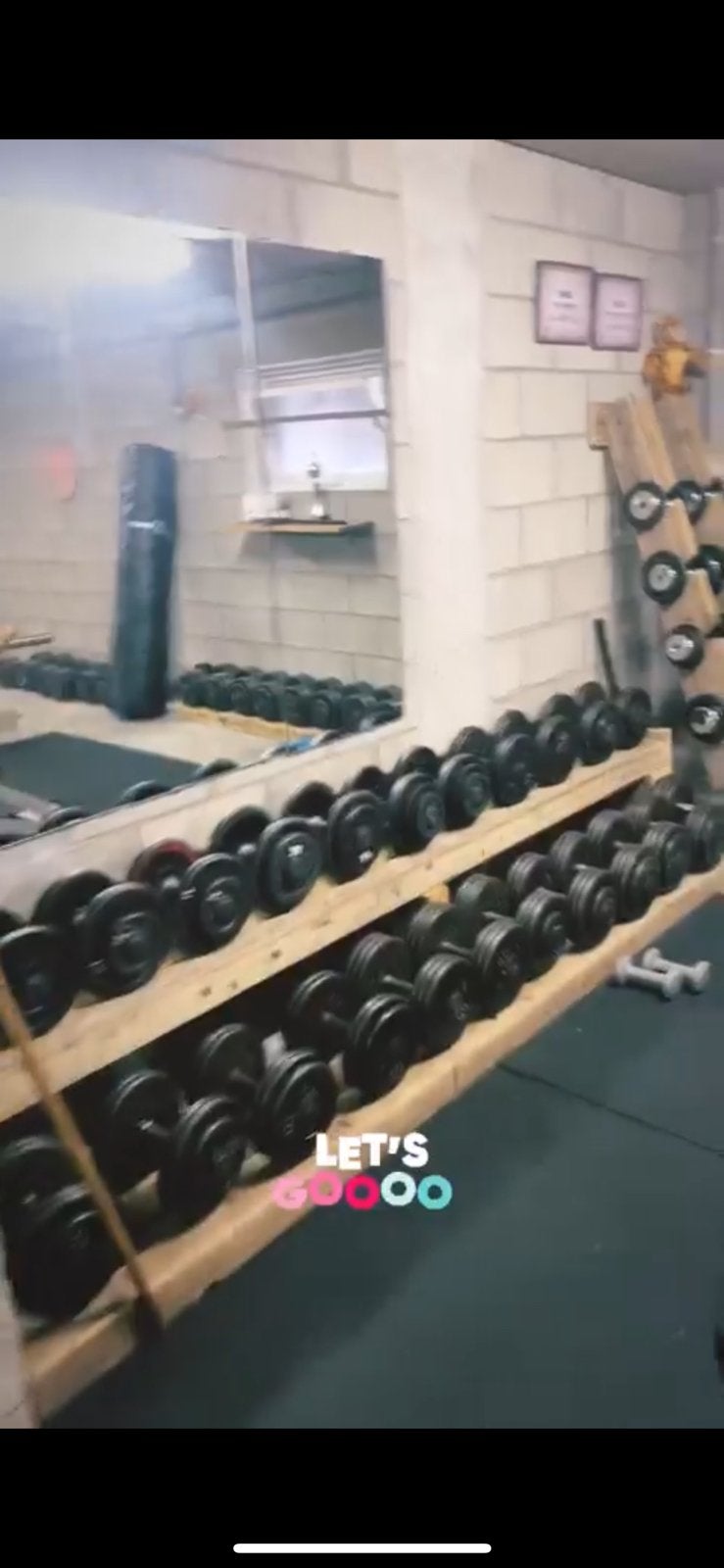 Dumbells old school 4 tot 59 kilo totaal 2800 pound, Sport en Fitness, Ophalen, Gebruikt, Dumbbell