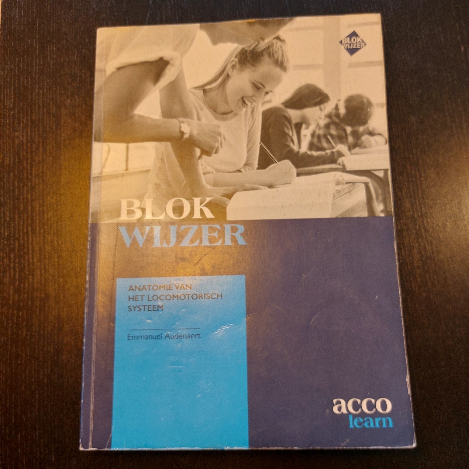 Blokwijzer: anatomie van het locomotirisch systeem, Ophalen, Zo goed als nieuw, Hoger Onderwijs, Emmanuel Audenaert