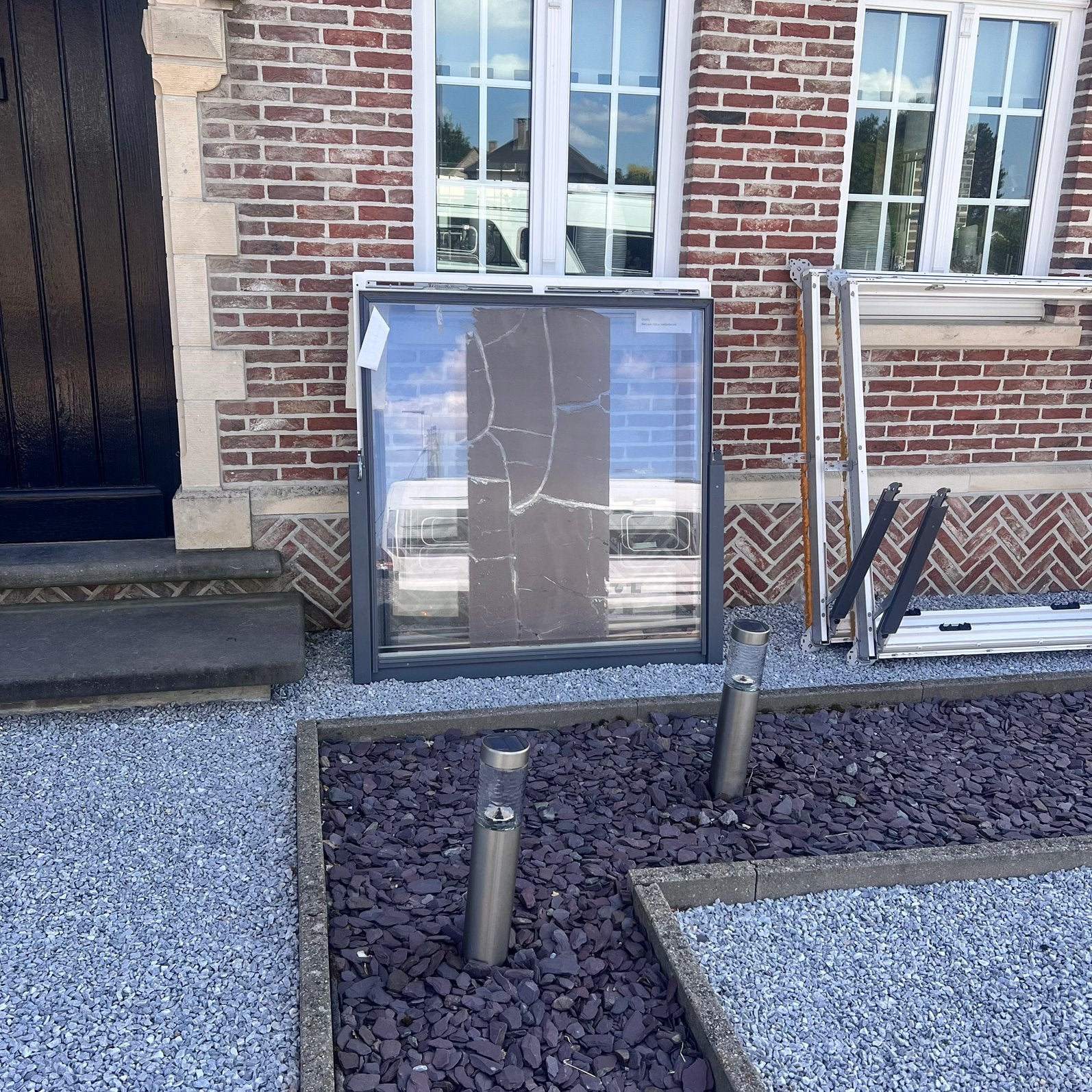 Witte Velux dakramen 140x140, Doe-het-zelf en Bouw, Glas en Ramen, Ophalen, Gebruikt, 120 tot 160 cm, Dubbelglas