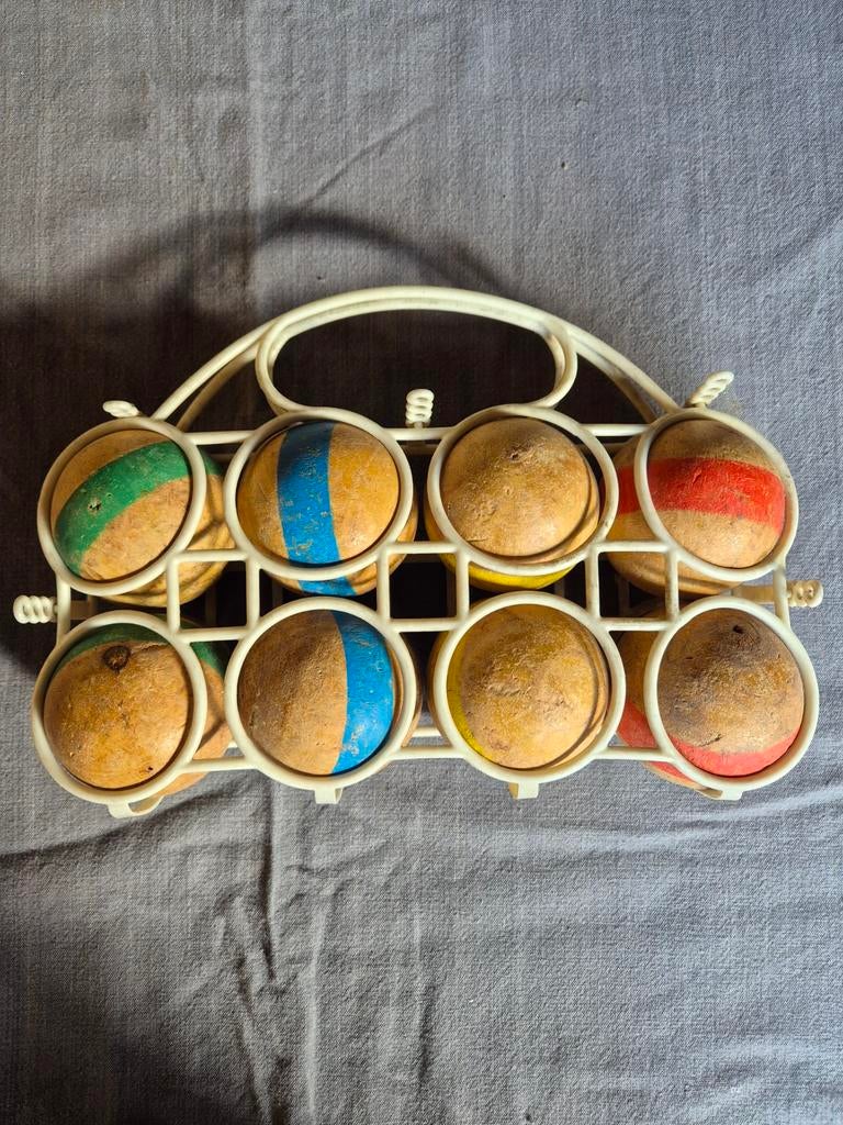 Retro houten petanqueballen, Antiek en Kunst, Ophalen