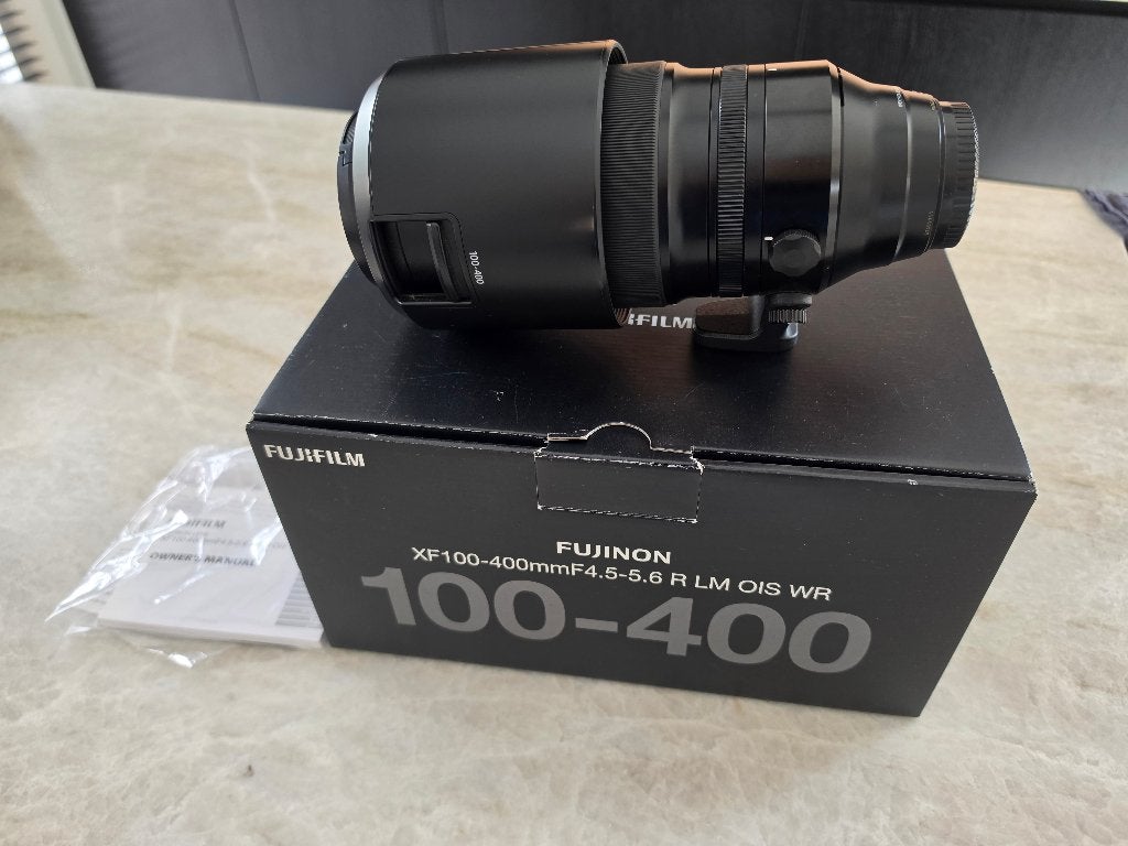 Fuji Fujinon XF100-400 mm in perfecte staat, Fujifilm, Téléobjectif, Comme neuf, Housse/sac de protection