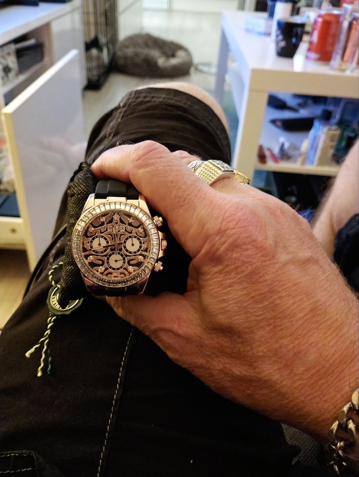 Rolex Daytona Tyger (nouveau) Chronographe automatique, Bijoux, Sacs & Beauté, Montres | Hommes, Rolex, Enlèvement ou Envoi, Acier