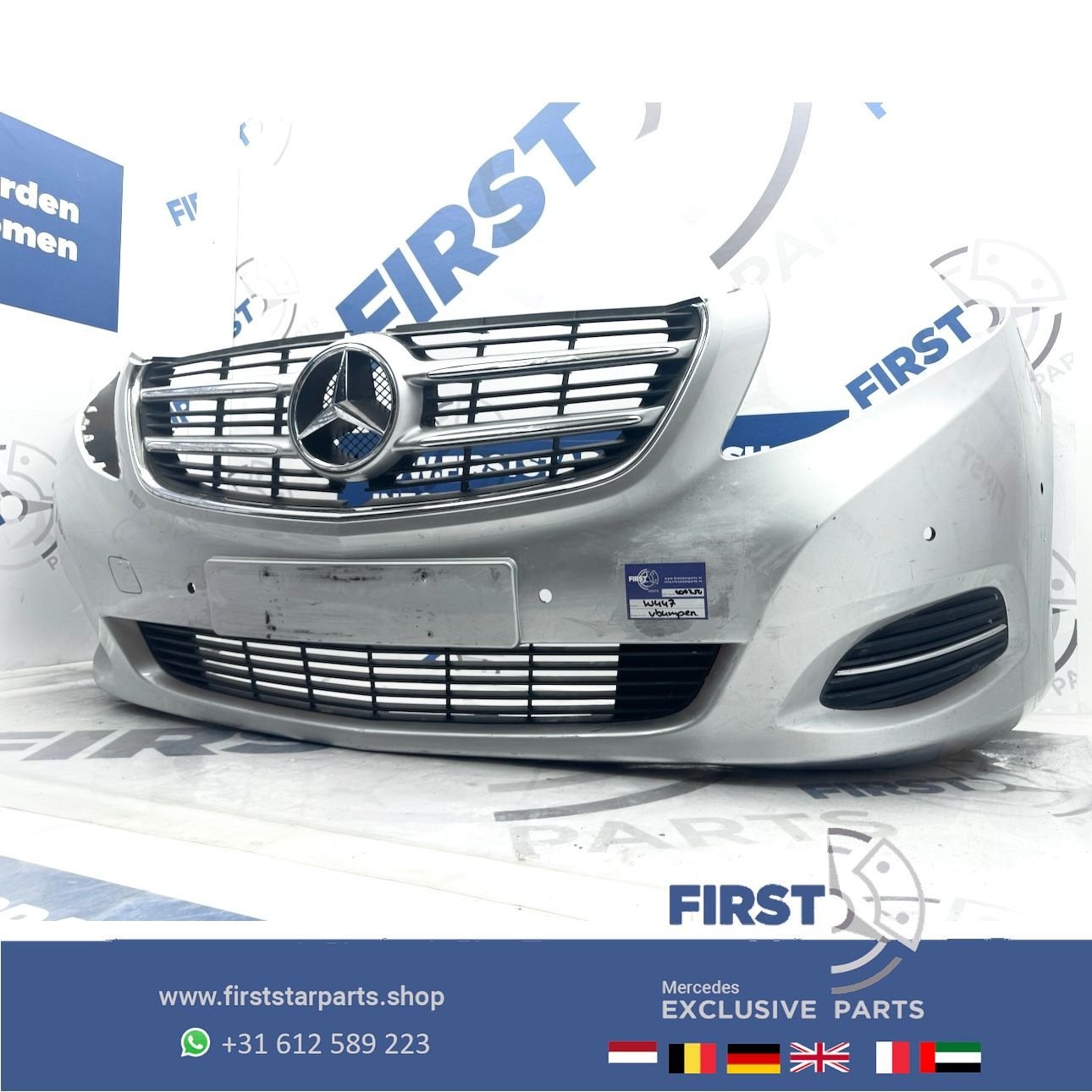 W447 BUMPER VITO V KLASSE VOORBUMPER ZWART WIT GRIJS ROOD BL, Utilisé, -, Avant, -