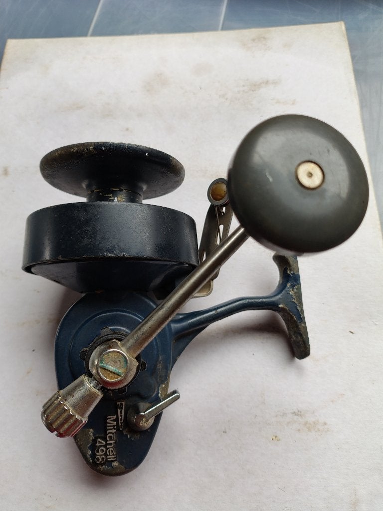 2 MOLENS MITCHELL 498, Sports nautiques & Bateaux, Enlèvement ou Envoi, Comme neuf, Moulinet