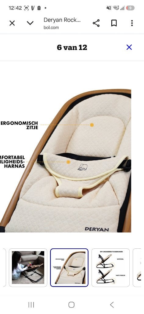 Wipstoel, Enfants & Bébés, Relax bébé, Enlèvement, Utilisé, Chaise rebondissante, Autres marques