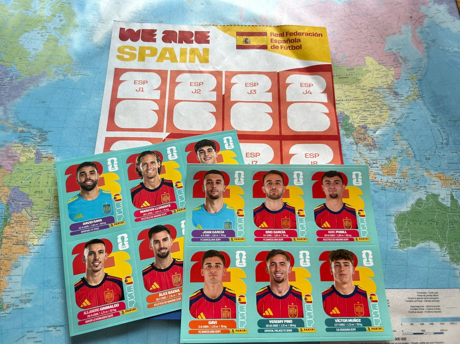 Panini Spanje : Jugon update WK 2026, Ophalen of Verzenden, Zo goed als nieuw, Meerdere stickers