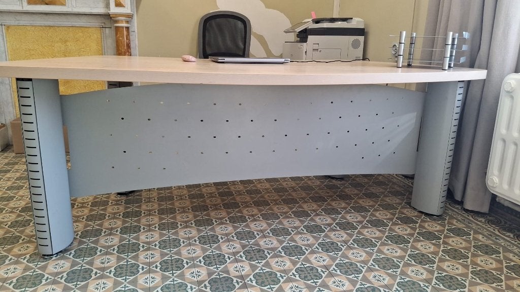 Bureau, Maison & Meubles, Bureaux, Utilisé, Beige, Démontable, Enlèvement