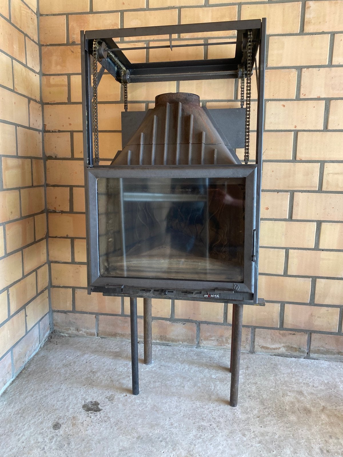Houtkachtel te koop, Ophalen, Gebruikt