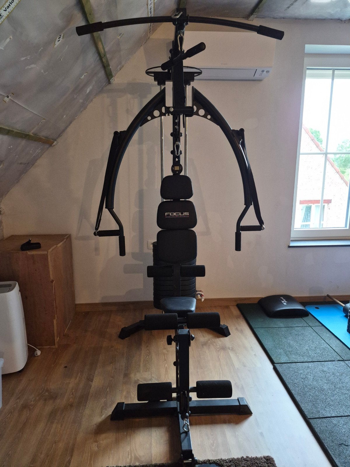 Focus combinatie fitnesstoestel met vaste gewichten, Sport en Fitness, Fitnessapparatuur, Ophalen