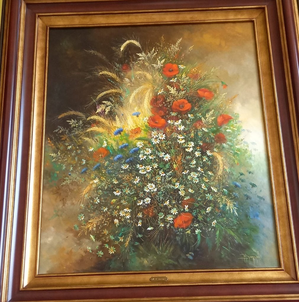 Freddy Baeten - Bloemstilleven, Ophalen, Klassiek, Bloemen