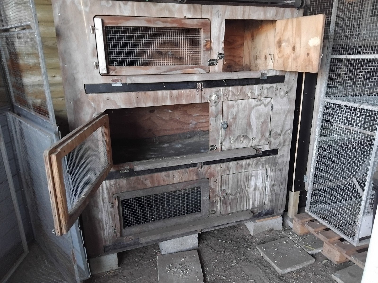 2 konijnen/cavia hokken, Dieren en Toebehoren, Ophalen, Hok, Cavia