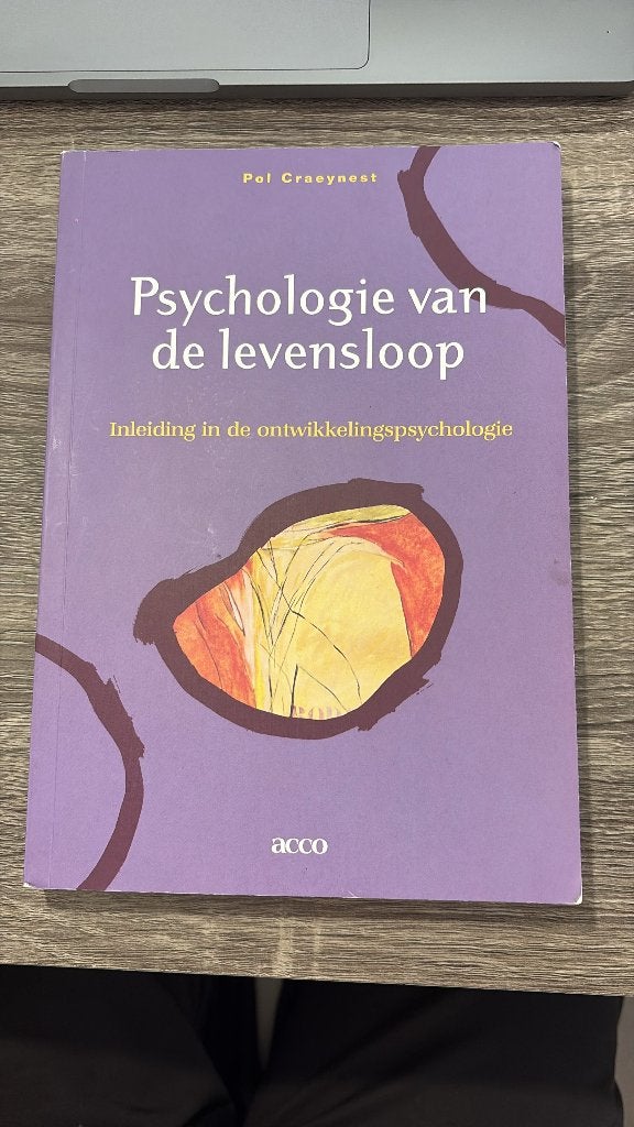Psychologie van de levensloop ontwikkelingsspychologie, Ophalen of Verzenden, Zo goed als nieuw, Klinische psychologie, Acco