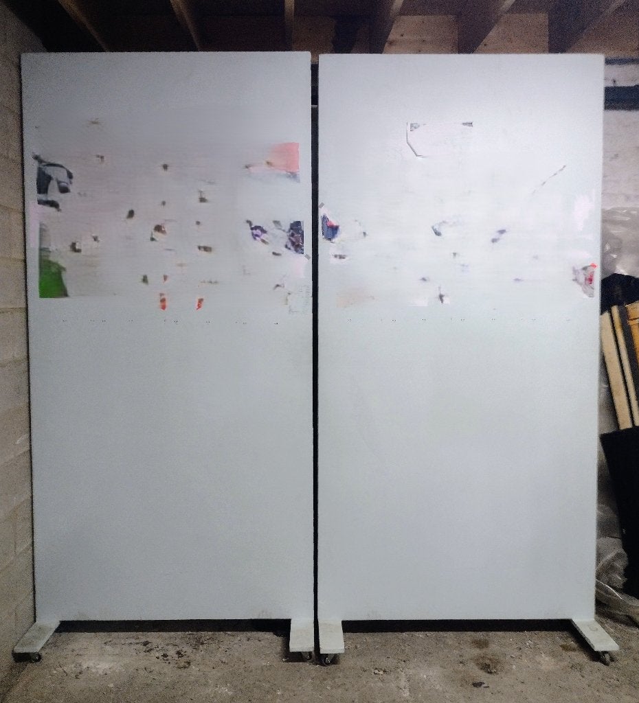 2 panneaux en bois 240  120 cm / Gratuit, Bricolage & Construction, Enlèvement, Utilisé, Bois, 100 mm ou plus