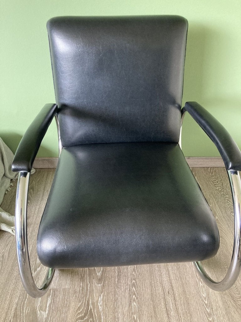 Vintage Tubax Vilvoure fauteuil - Made in Belgium, Antiek en Kunst, Ophalen