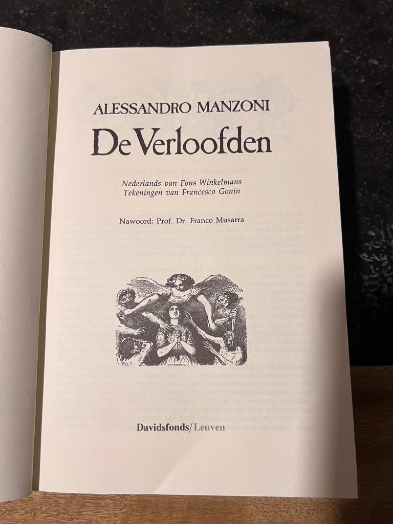 De verloofden - Alessandro Manzoni, Gelezen, België, Alessandro Manzoni, Ophalen of Verzenden