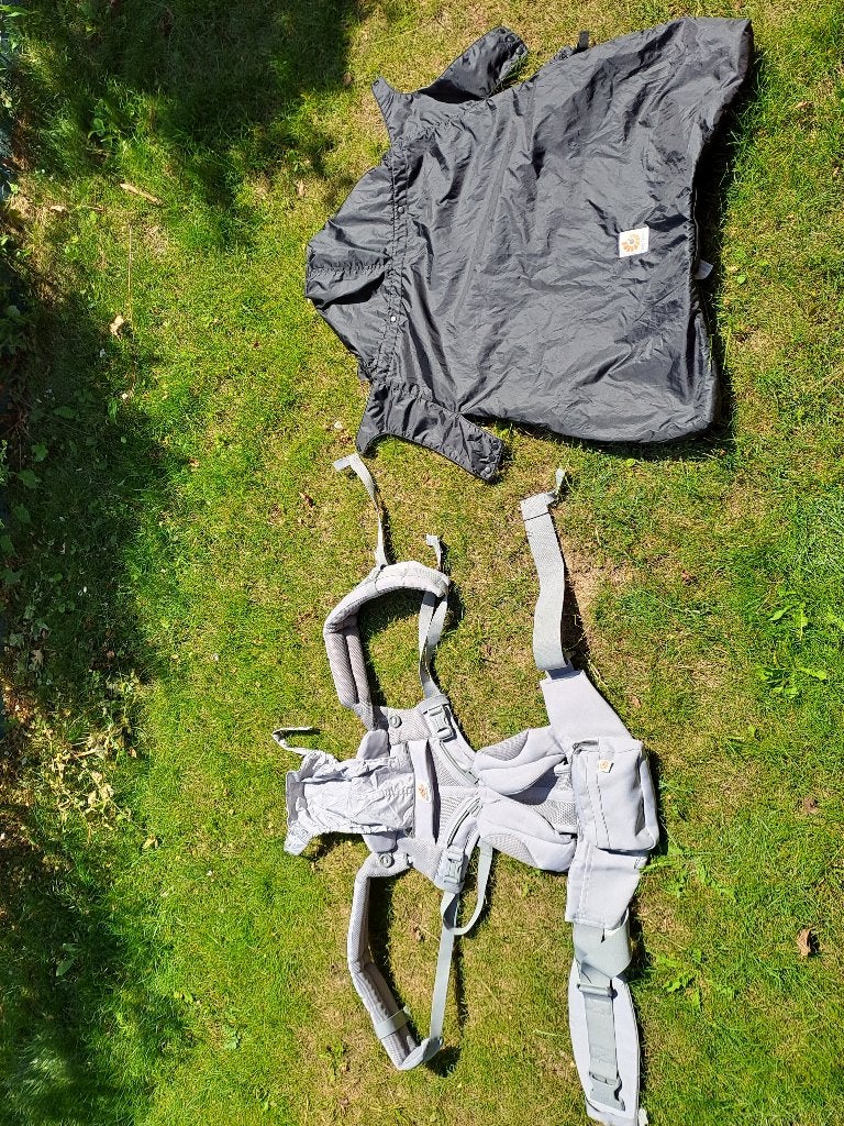 Porte-bébé Ergobaby Omni 360 + cape hiver, Enlèvement, Comme neuf, Porte-bébé