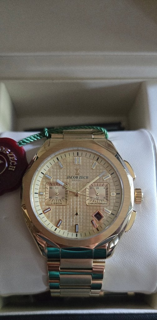 Montre Jacob Zech Lisbonne Z15.1600.003 (Neuf), Bijoux, Sacs & Beauté, Enlèvement ou Envoi, Neuf