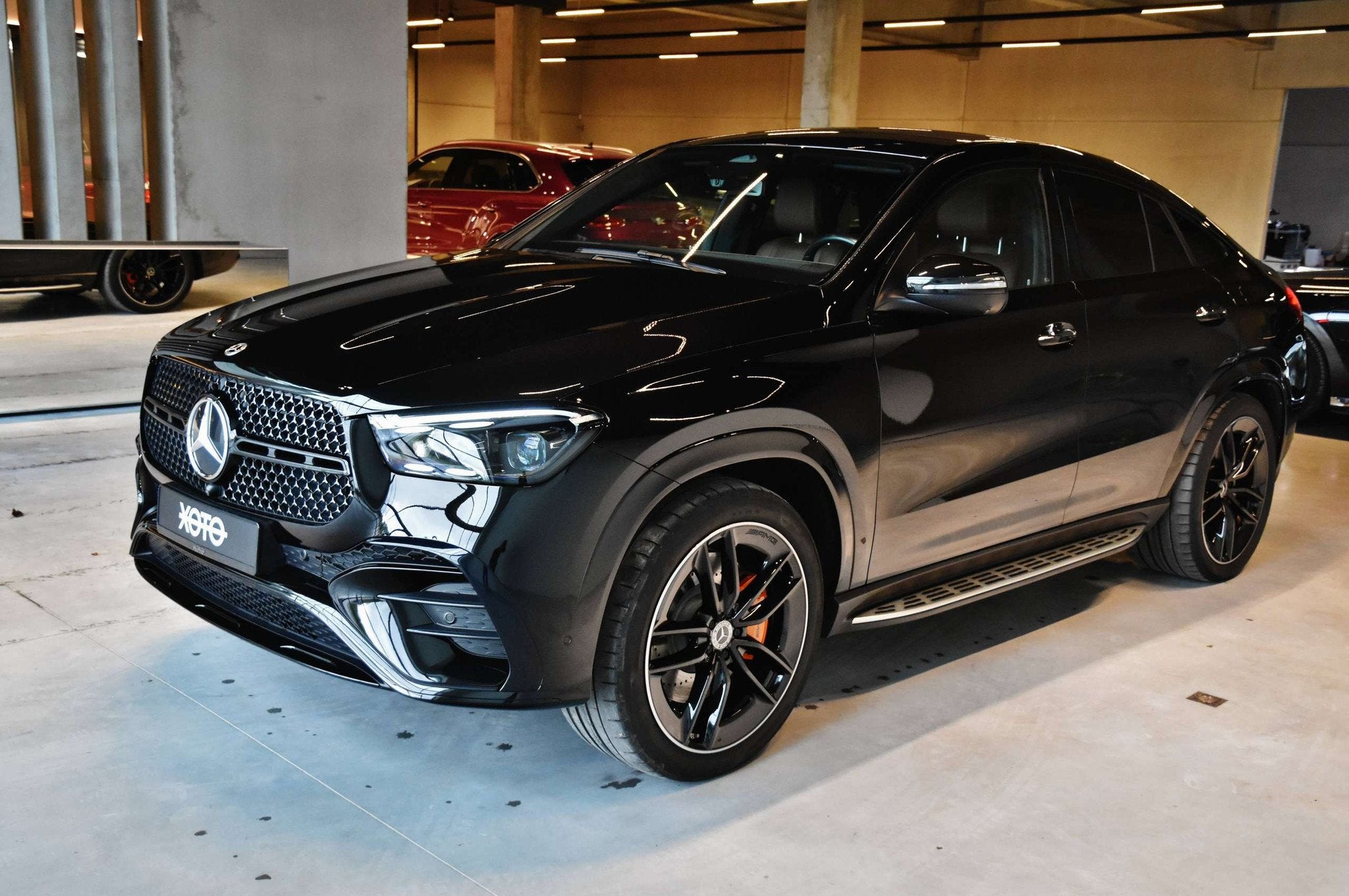 Mercedes-Benz GLE 400 e COUPE 4-MATIC PHEV AMG LINE FACELIFT, Auto's, Gebruikt, Euro 6, 4 cilinders, Leder