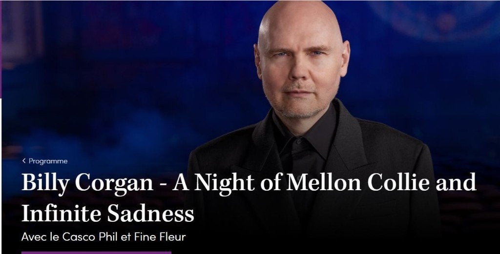 Billy Corgan - dimanche 6/9 Salle Reine Élisabeth Anvers, Deux personnes, Septembre