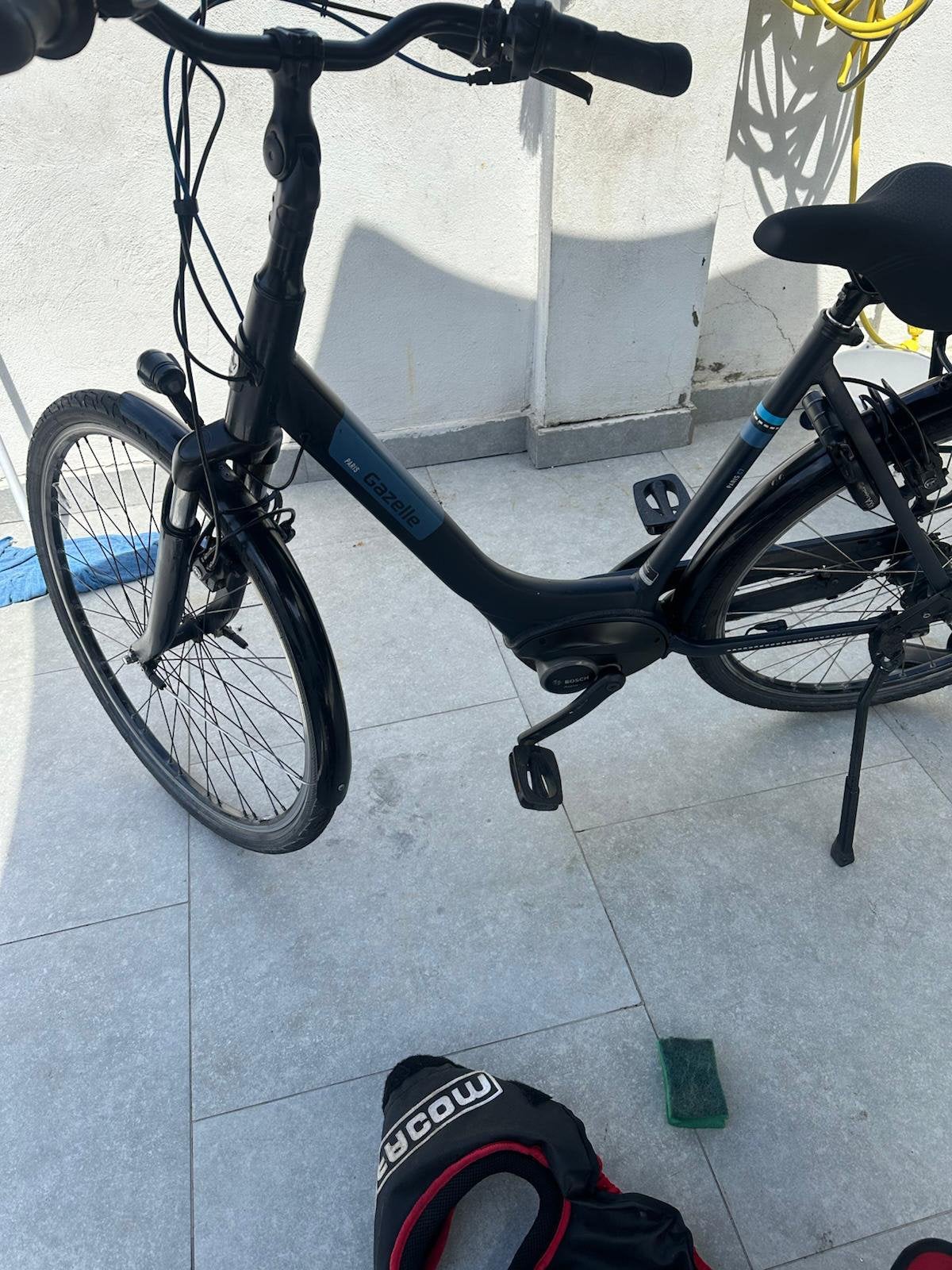 Gazelle Paris c7 elektrische damesfiets, Fietsen en Brommers, Ophalen, 20 inch of meer, Zo goed als nieuw, Dames