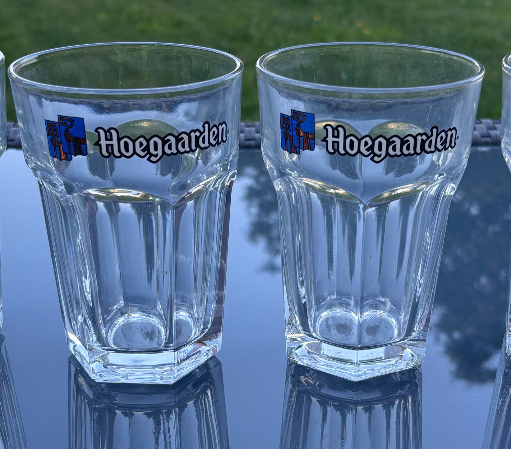 15 Hoegaarden glazen, Verzamelen, Ophalen, Zo goed als nieuw