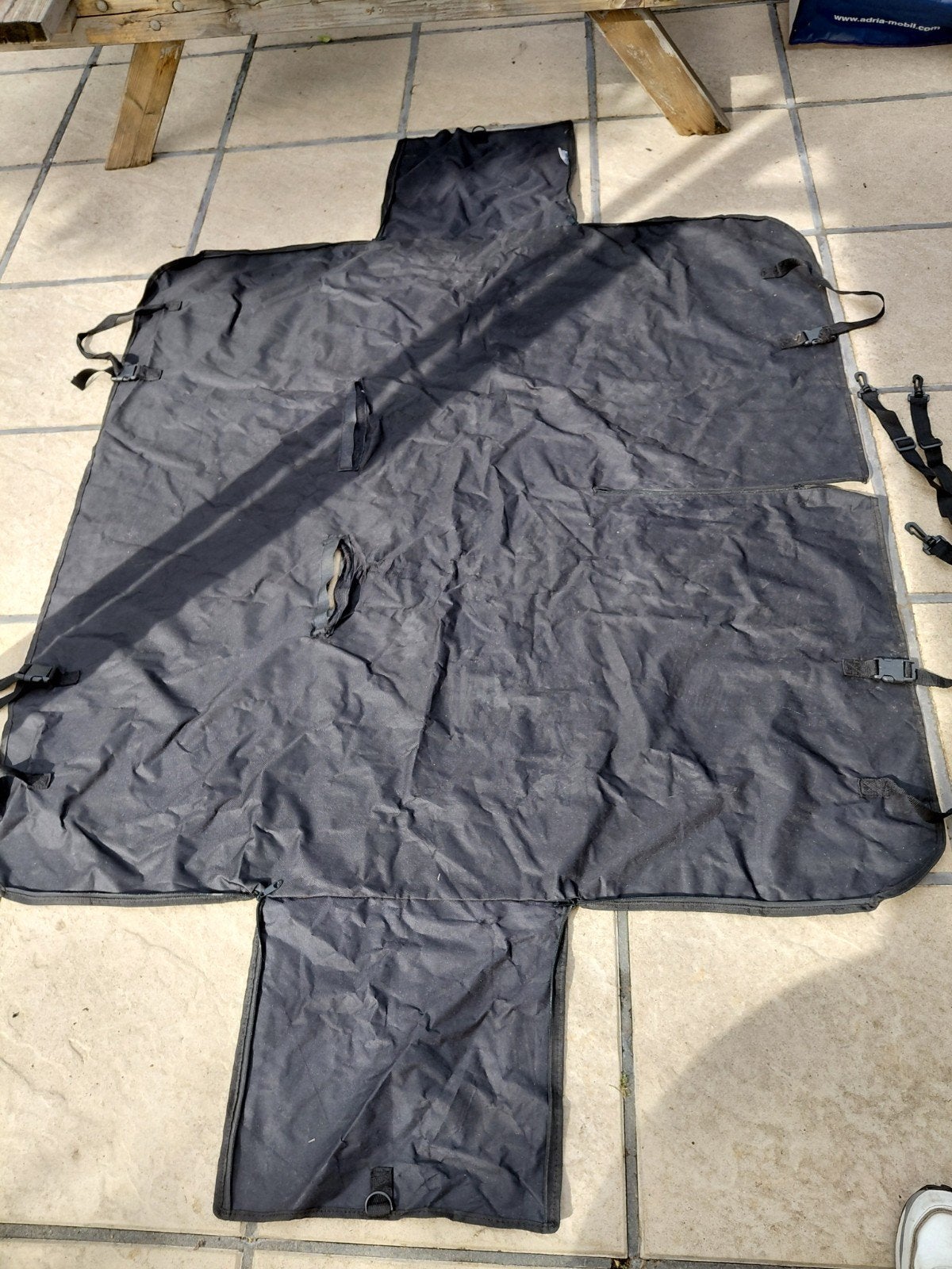 Achterbank cover/beveiliging voor hond, Ophalen, Zwart